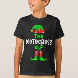 I'm The Motocross Elf Dirt Bike Christmas Matching T-Shirt