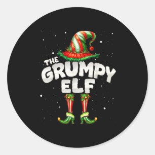 I'm The Mpy Elf Family Matching Group Christmas Classic Round Sticker