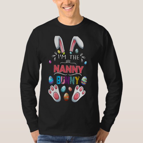 Im The Nanny Bunny Matching Family Easter Party T_Shirt