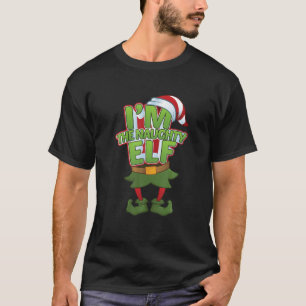 Im The Naughty Elf Matching Group Christmas Funny T-Shirt