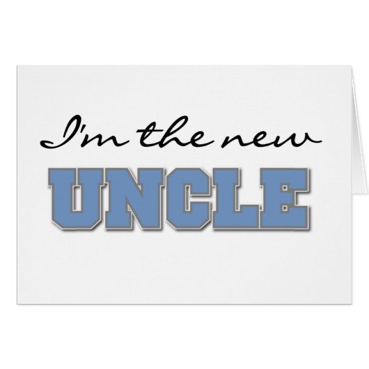 I'm the New Uncle Tshirts and Gifts (Front Horizontal)