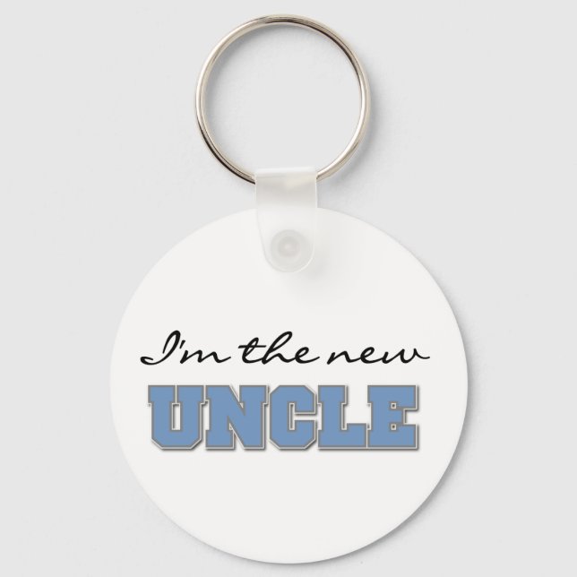 I'm the New Uncle Tshirts and Gifts Keychain (Front)