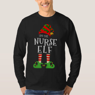 I'm the Nonna Elf Family Matching Christmas Pajama T-Shirt