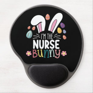 I'm The Nurse Bunny Easter Matching Gel Mouse Pad