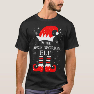 I'm The Office Worker Elf Matching Family Group Ch T-Shirt