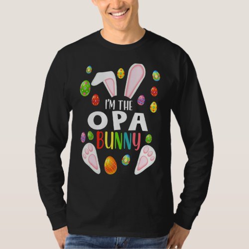 Im The Opa Bunny  Funny Matching Family Easter T_Shirt