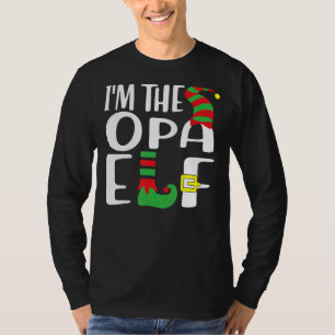 I'm The Opa Elf Family Matching Group Christmas T-Shirt