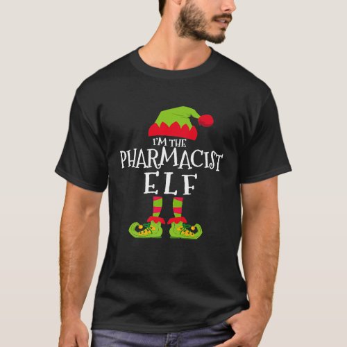 Im The Pharmacist Elf Funny Matching Christmas Cos T_Shirt