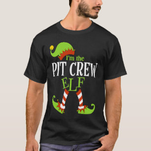 I'm The PIT CREW Elf Family Group Matching PJ Chri T-Shirt