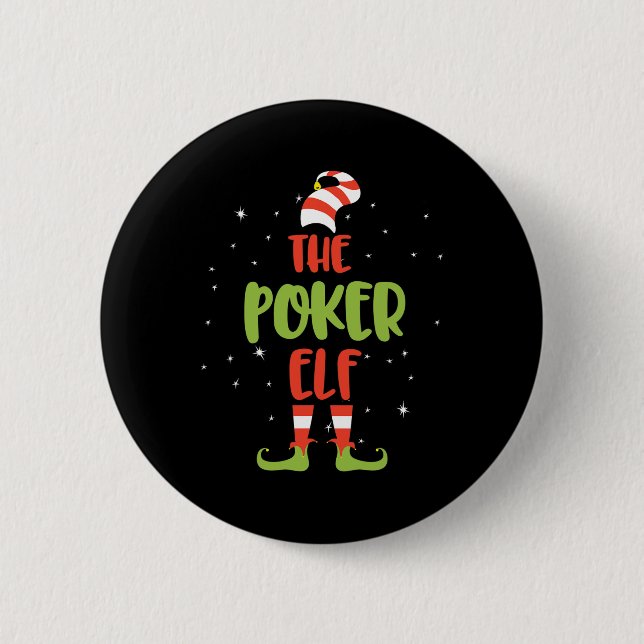 I'm The Poker Elf  Button (Front)