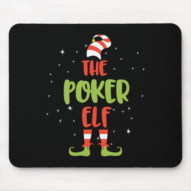 I'm The Poker Elf  Mouse Pad (Front)