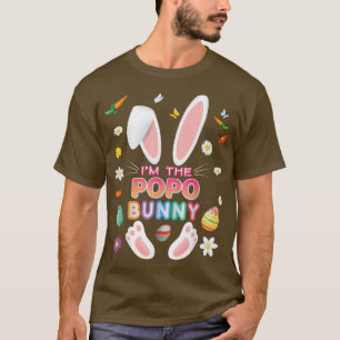 I'm The Popo Bunny Matching Family Easter Day Egg T-Shirt