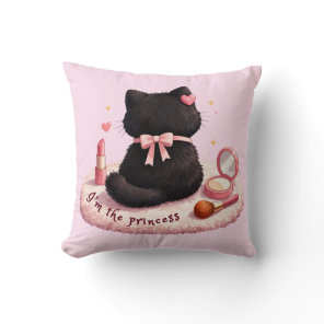 I'm the Princess Throw Pillow