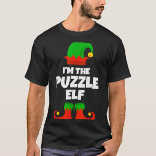 I'm The Puzzle Elf Family Pajama Christmas Funny T-Shirt
