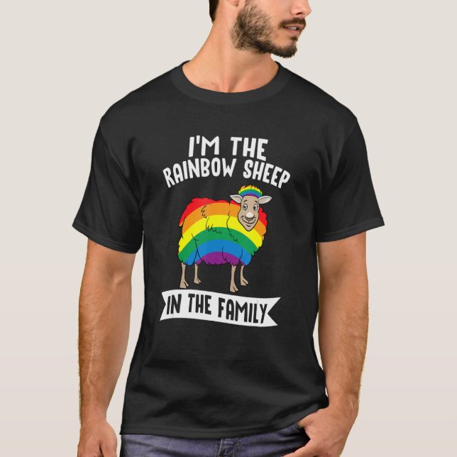 I'm The Rainbow Sheep Of The Family Lgbtq+ Love Eq T-Shirt (Front)