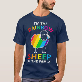 Im The Rainbow Sheep Of The Family Sheep (2) T-Shirt
