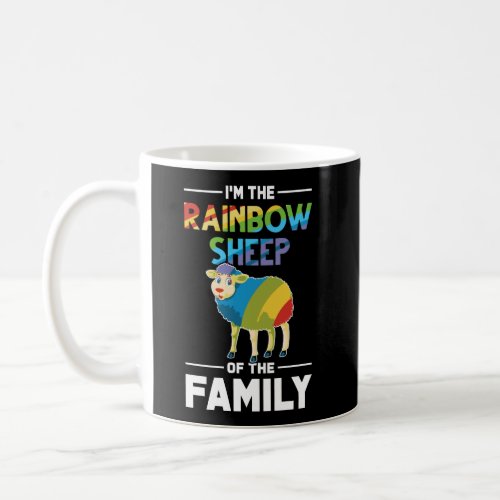 Im The Rainbow Sheep Of The Family Sheep Coffee Mug
