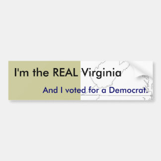 I'm the REAL Virginia - Bumper Sticker