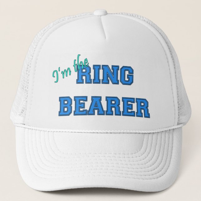 I'm The Ring Bearer Trucker Hat (Front)