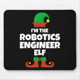 I'm The Robotics Engineer Elf Family Pajama Christ Mouse Pad