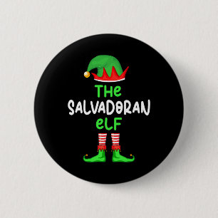 I'm The Salvadoran Elf El Salvador Christmas Funny Button