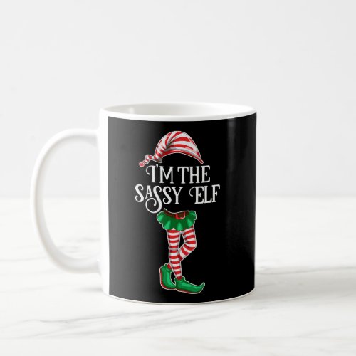 IM The Sassy Elf Christmas Matching Family Group  Coffee Mug