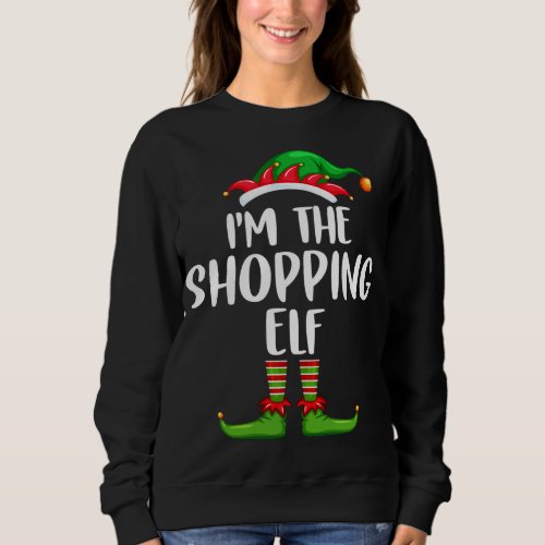 Im The Sassy Mom Elf Matching Family Christmas Py Sweatshirt