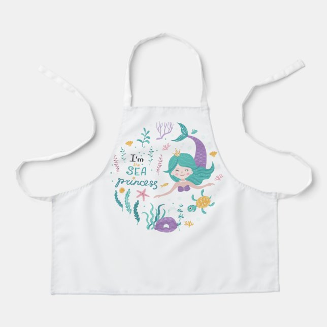 I'm the Sea Princess Mermaid Apron (Front)