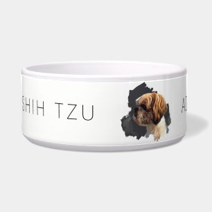 "I'm The Shih Tzu" Customizable Dog Bowl