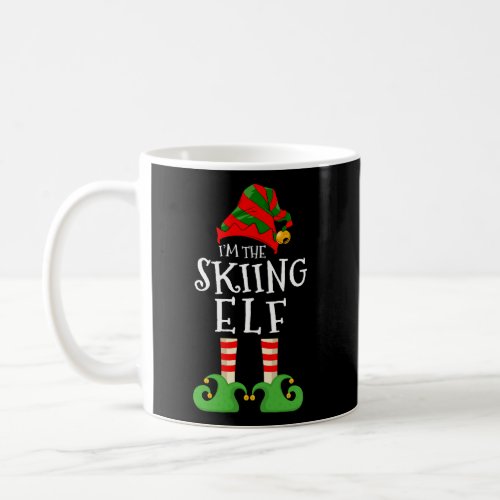 IM The Skiing Elf Funny Matching Christmas Pajama Coffee Mug