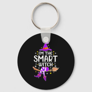 I'm The Smart Witch Halloween Matching Group Costu Keychain
