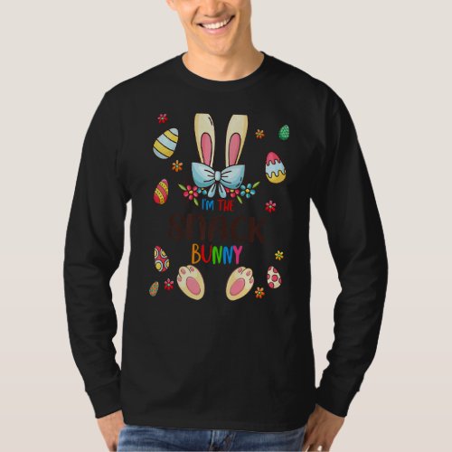 Im The Snack Bunny Easter Day Matching Family Egg T_Shirt