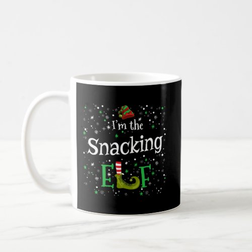Im The Snacking Elf Funny Group Matching Family Pj Coffee Mug