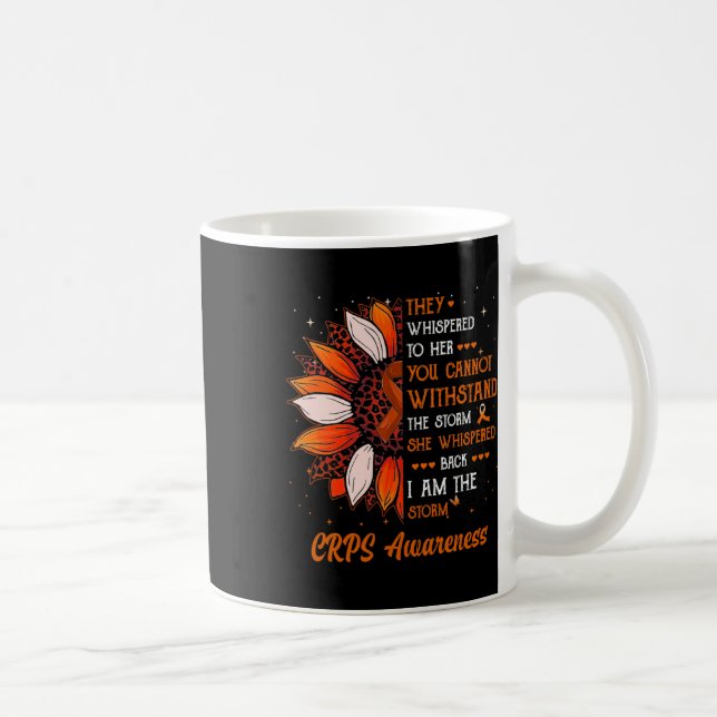 I'm The Storm Crps Awareness Month Warrior Orange  Coffee Mug (Right)