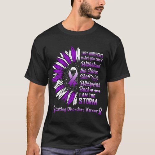 IM The Storm Eating Disorder Recovery Warrior Pur T_Shirt