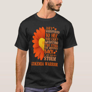 I'm The Storm Leukemia Warrior Awareness Daisy Ora T-Shirt
