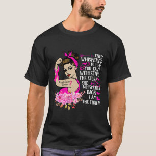I'm The Storm Strong Women Breast Cancer Warrior P T-Shirt