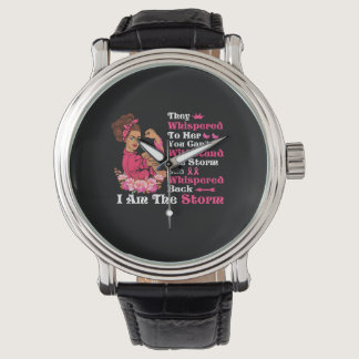 I'm The Storm Strong Women Breast Cancer Warrior Watch