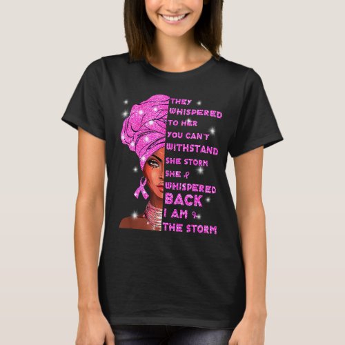 Im The Storm Strong Womens Survivor Breast Cancer T_Shirt