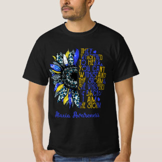 I'm The Storm Sunflower Leopard Ataxia Warrior Sur T-Shirt
