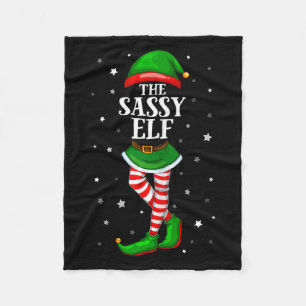 Im The Sy Elf Matching Christmas For Teen Girls Ki Fleece Blanket