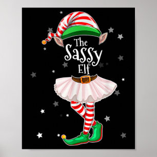 Im The Sy Elf Matching Christmas For Teen Girls Ki Poster
