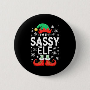 I'm The Sy Elf Shirt Family Matching Christmas Cos Button