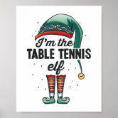 Ping Pong 2024 Calendar Poster, Zazzle