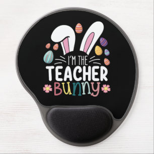 I'm The Teacher Bunny Easter Matching Gel Mouse Pad