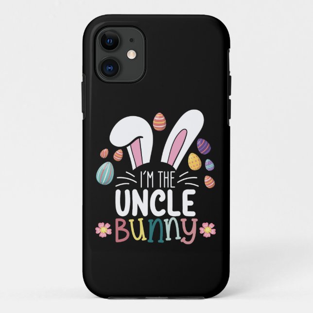 I'm The Uncle Bunny Easter Family Matching Case-Mate iPhone Case (Back)