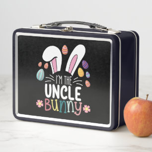 I'm The Uncle Bunny Easter Family Matching Metal Lunch Box