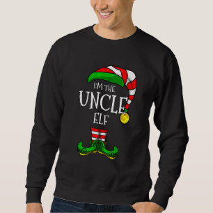 I'm The Uncle Elf Group Christmas Matching Family  Sweatshirt