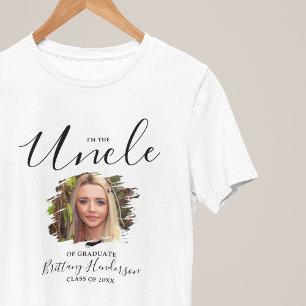 I'm The Uncle Graduate Photo T-Shirt