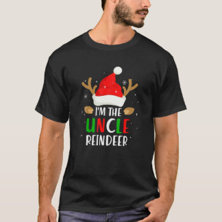 I'm The Uncle Reindeer Matching Family Christmas T-Shirt